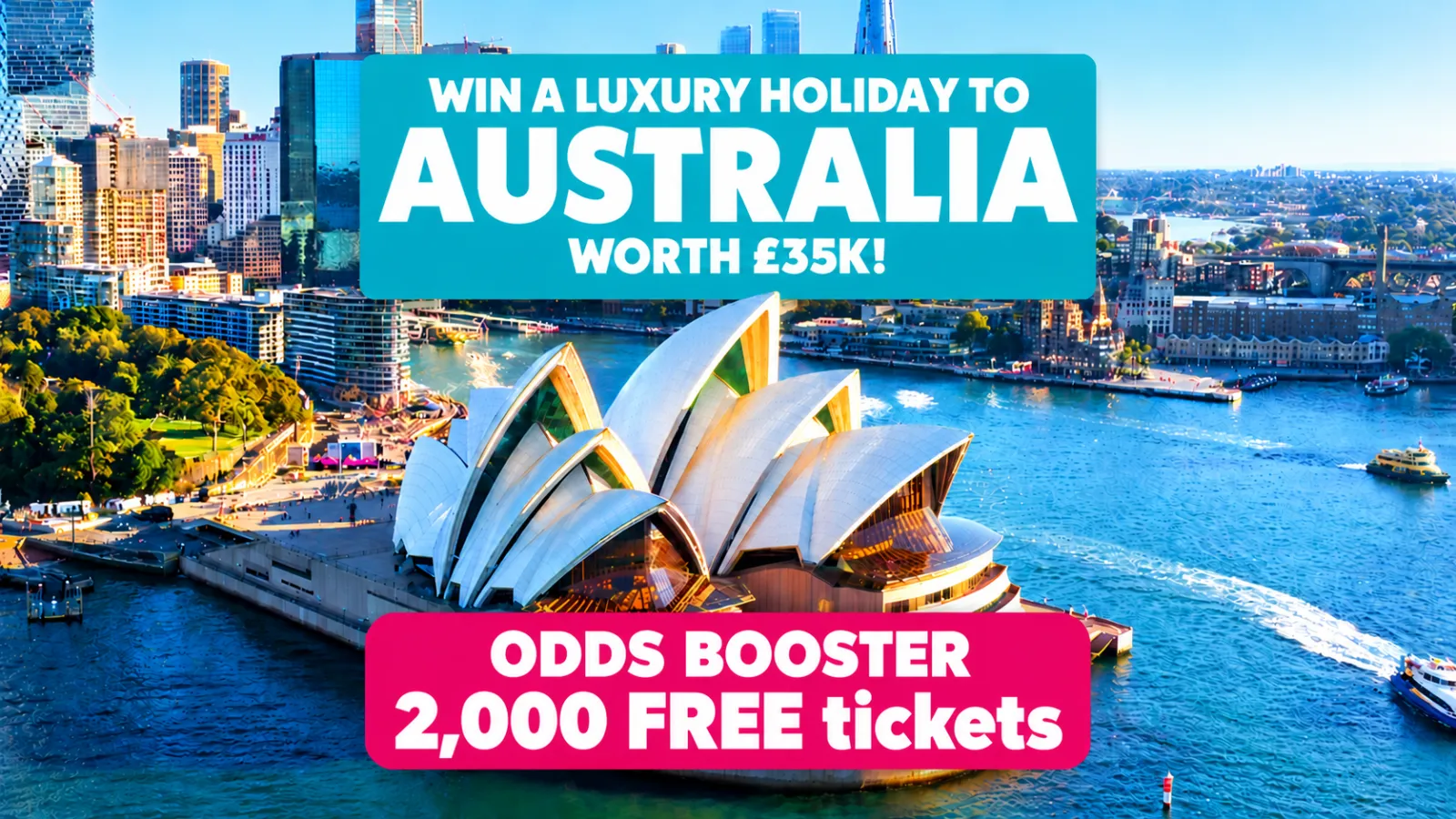 Odds Booster: Luxury Australia Holiday