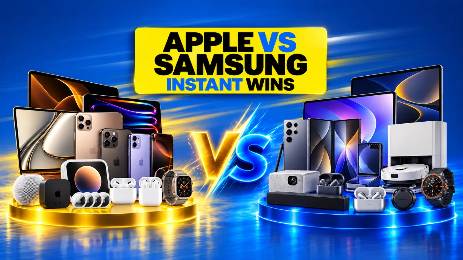 Apple vs Samsung Instant Wins