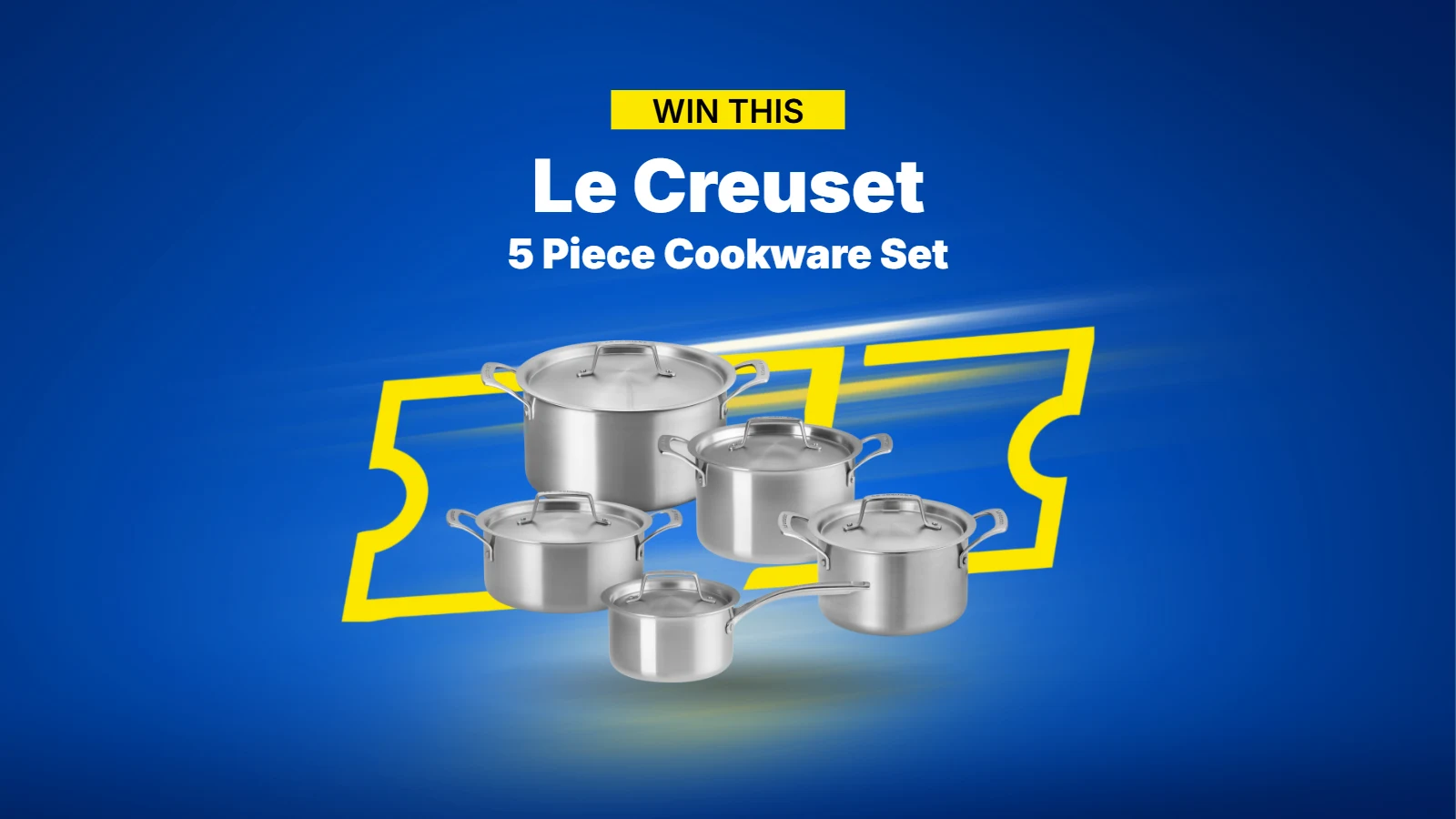 Le Creuset 5 piece Cookware set