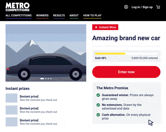 Instant Win Competitions