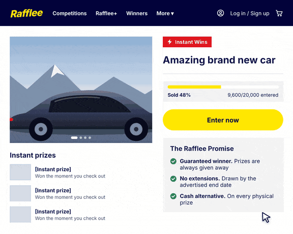 Instant Win competitions