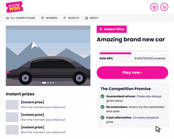 Instant Win competitions