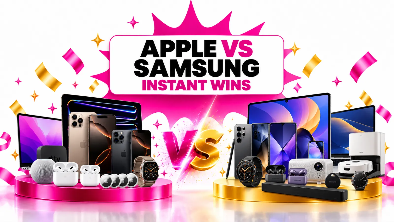 Apple vs Samsung Instant Wins