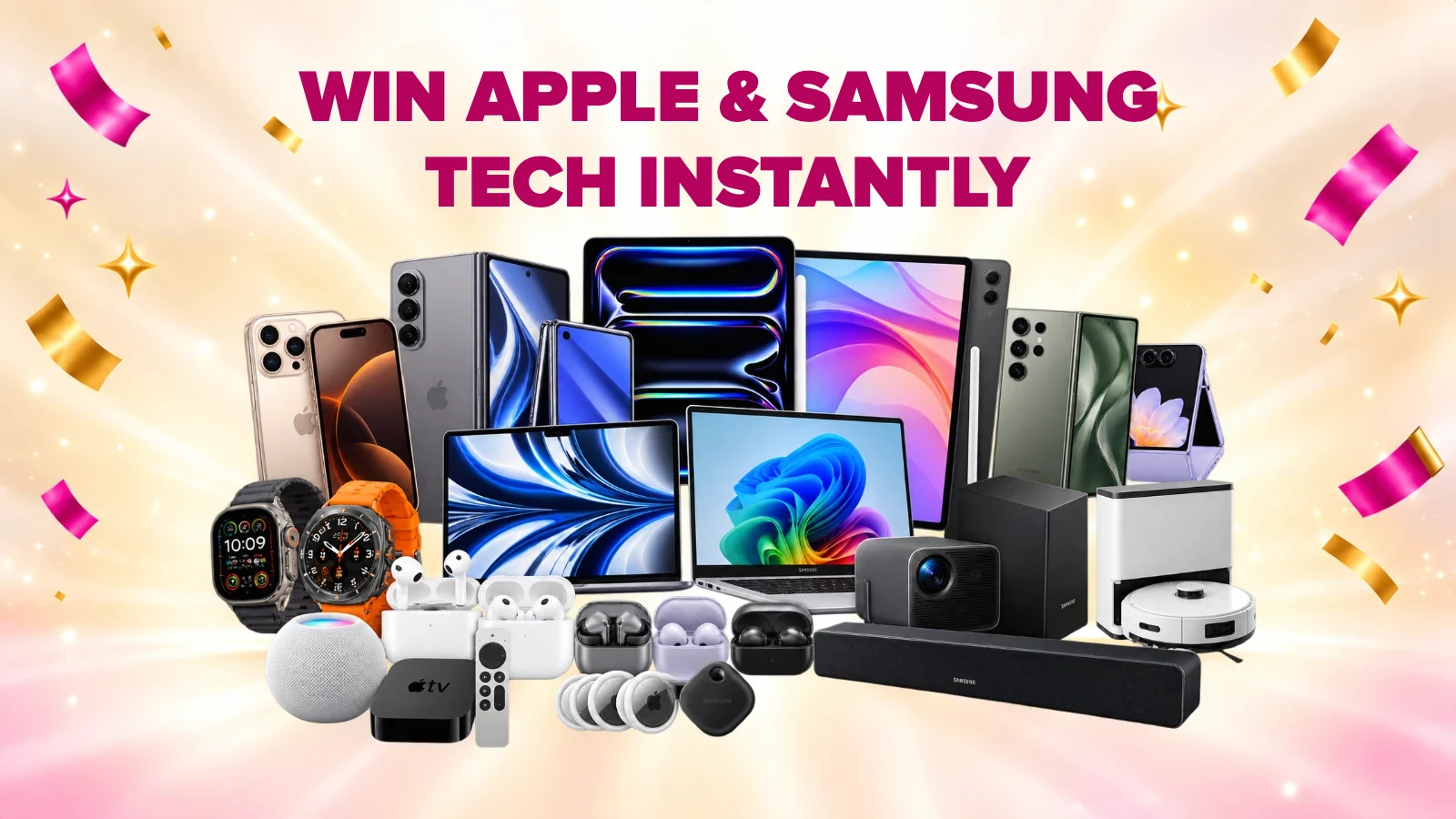 Apple vs Samsung Instant Wins